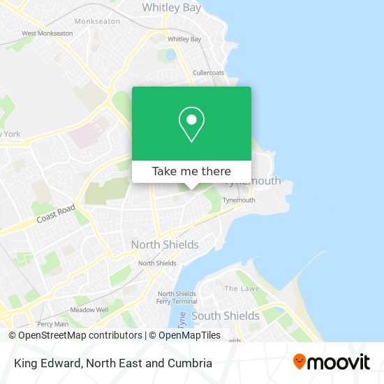 King Edward map