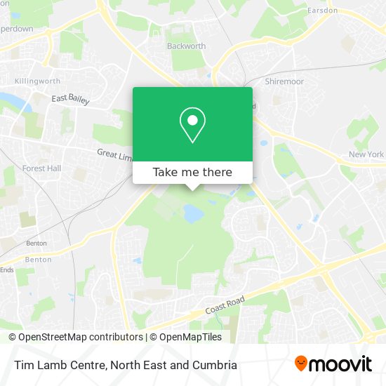 Tim Lamb Centre map