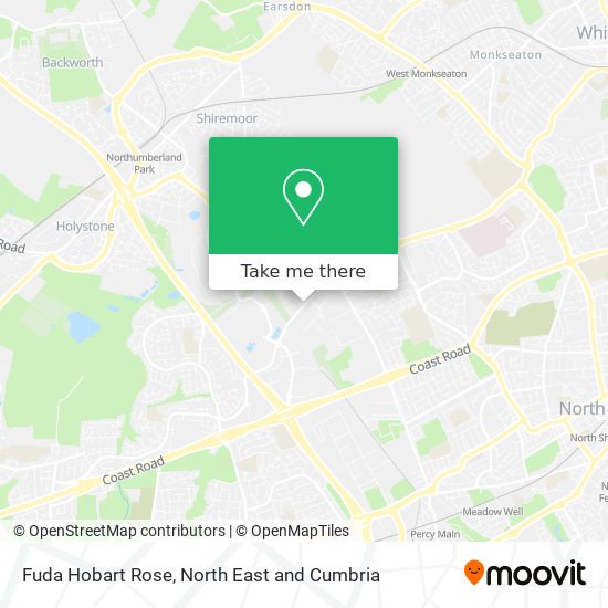 Fuda Hobart Rose map