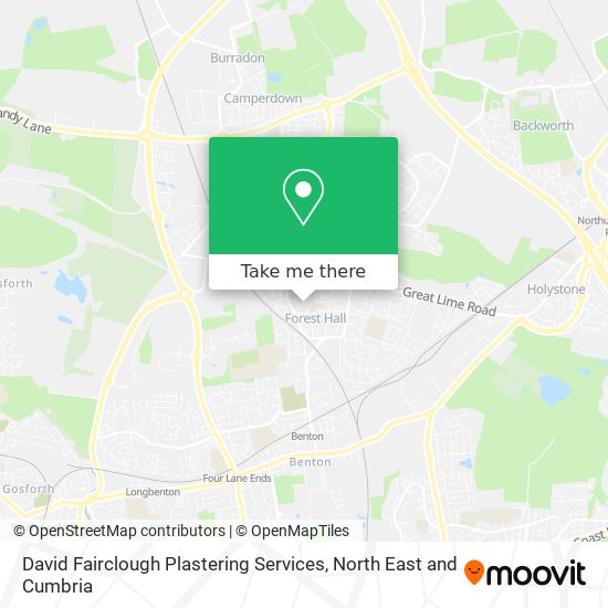 David Fairclough Plastering Services map