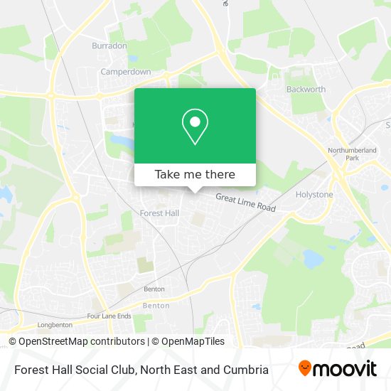 Forest Hall Social Club map