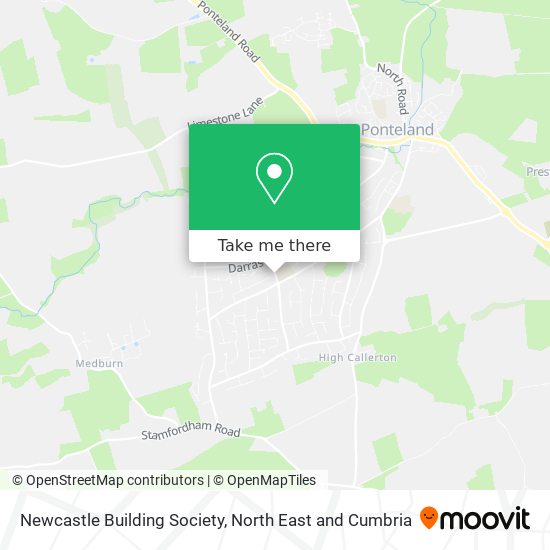 Newcastle Building Society map