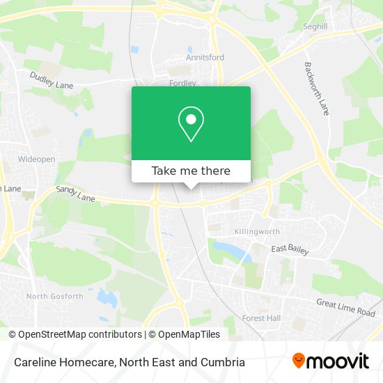 Careline Homecare map
