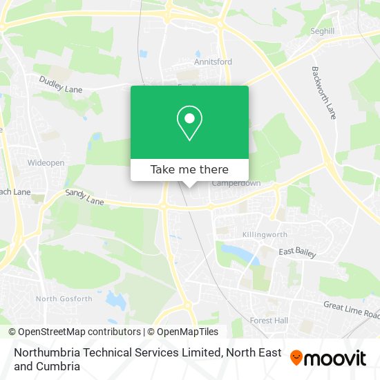 Northumbria Technical Services Limited map