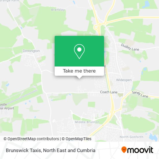 Brunswick Taxis map