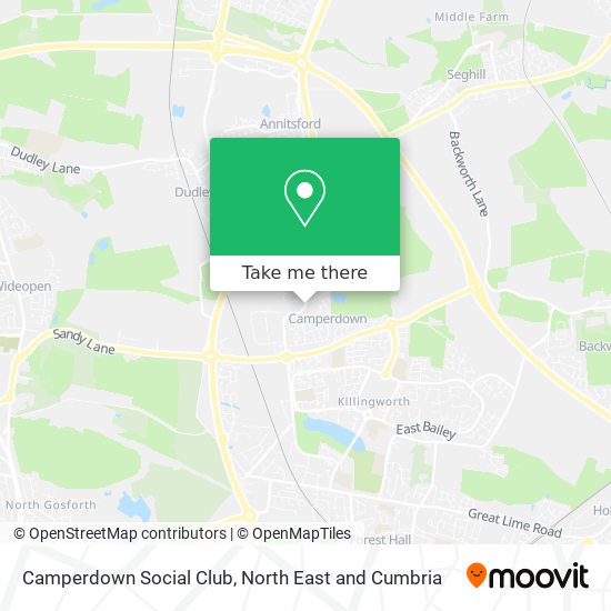 Camperdown Social Club map