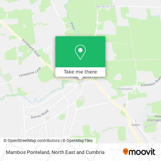 Mambos Ponteland map