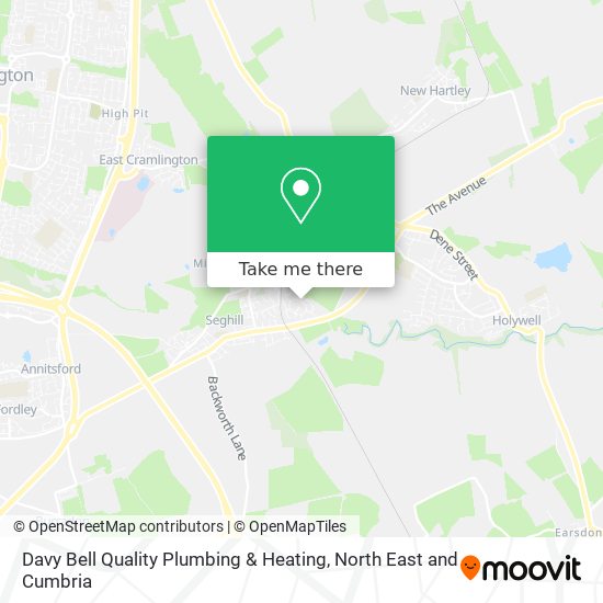 Davy Bell Quality Plumbing & Heating map