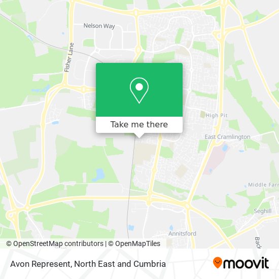 Avon Represent map