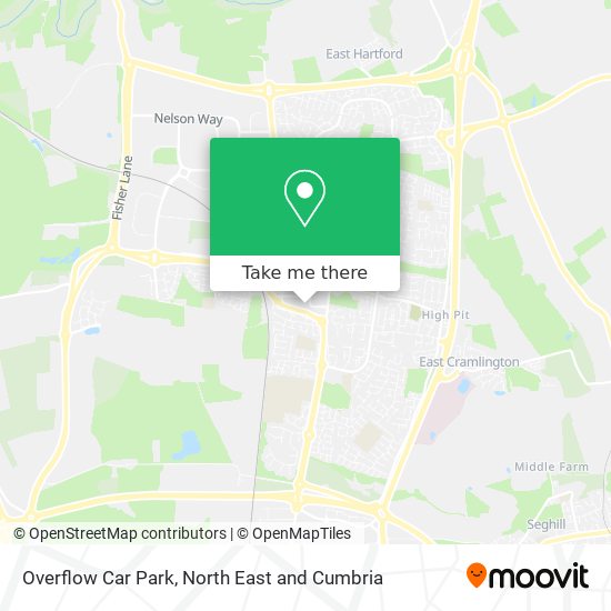 Overflow Car Park map