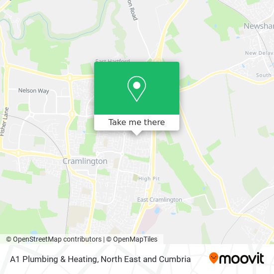 A1 Plumbing & Heating map