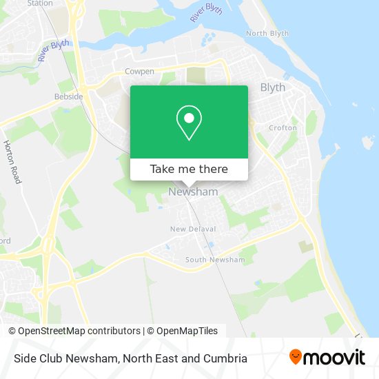 Side Club Newsham map