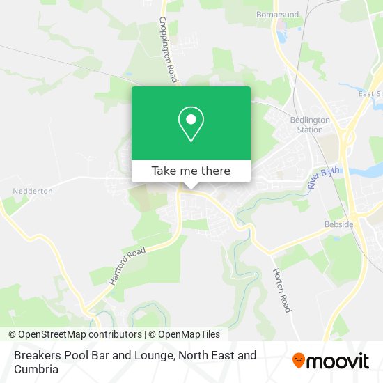 Breakers Pool Bar and Lounge map