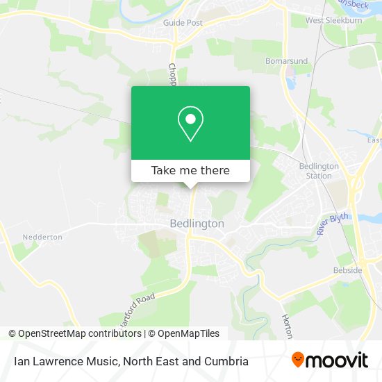 Ian Lawrence Music map