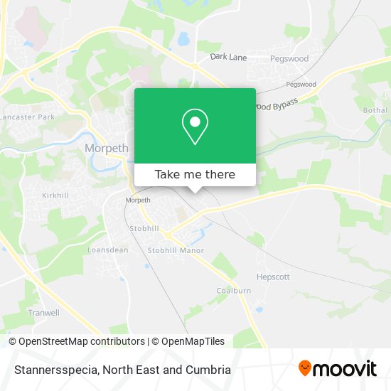 Stannersspecia map