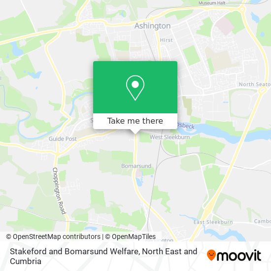 Stakeford and Bomarsund Welfare map