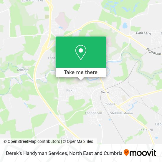 Derek's Handyman Services map
