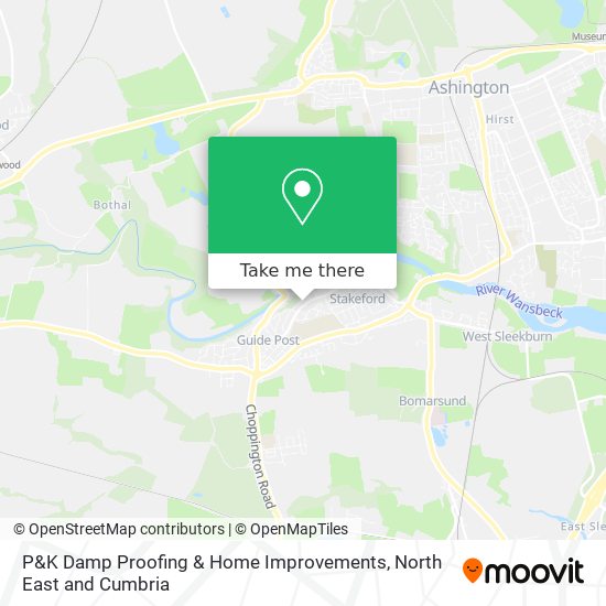 P&K Damp Proofing & Home Improvements map