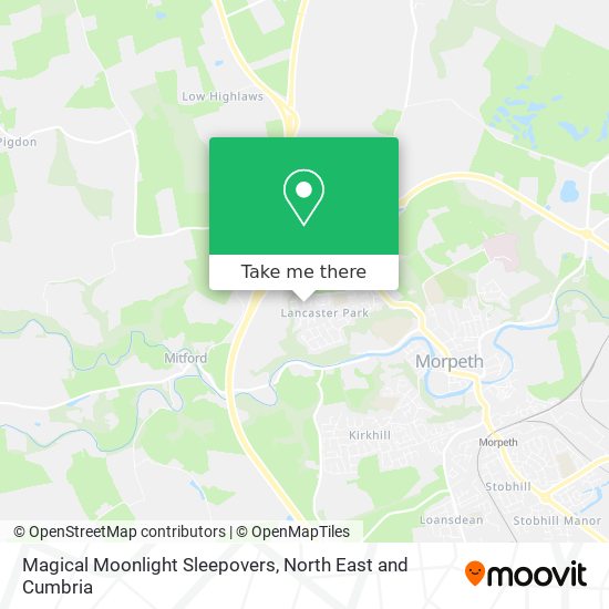 Magical Moonlight Sleepovers map
