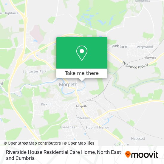 Riverside House Residential Care Home map