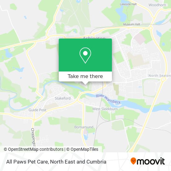 All Paws Pet Care map