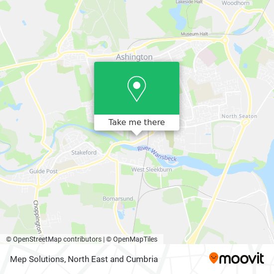 Mep Solutions map