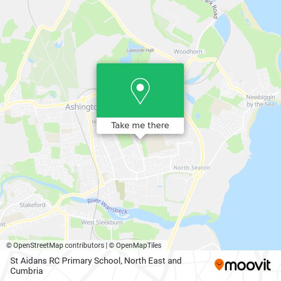 St Aidans RC Primary School map