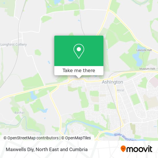 Maxwells Diy map