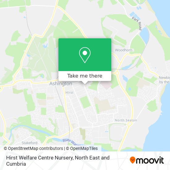 Hirst Welfare Centre Nursery map