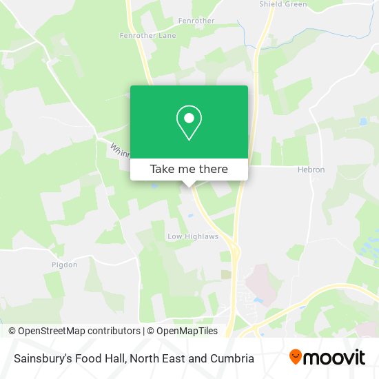 Sainsbury's Food Hall map
