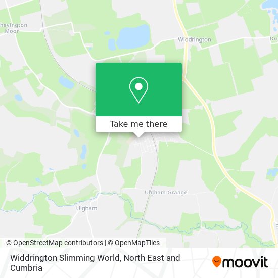 Widdrington Slimming World map