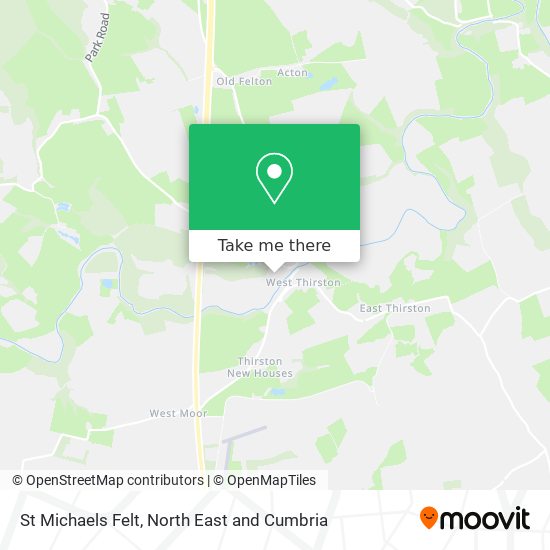 St Michaels Felt map