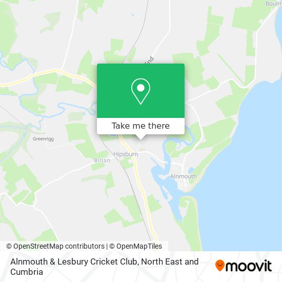 Alnmouth & Lesbury Cricket Club map