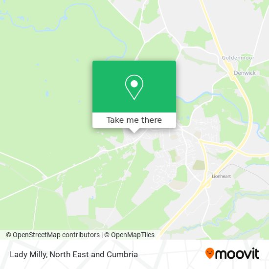 Lady Milly map
