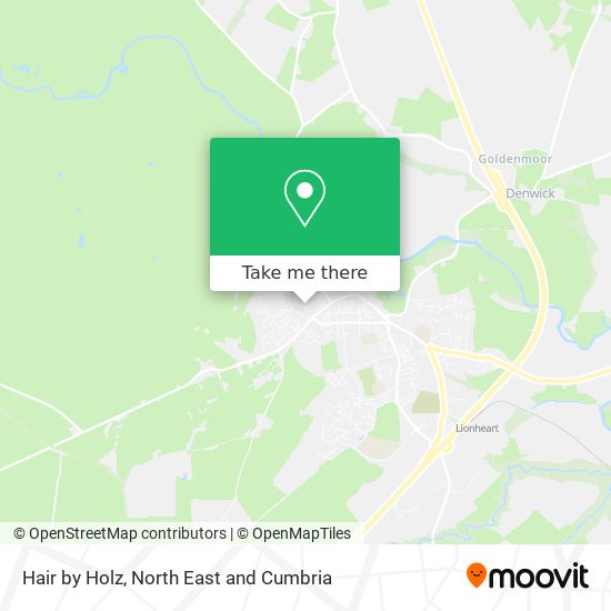 Hair by Holz map