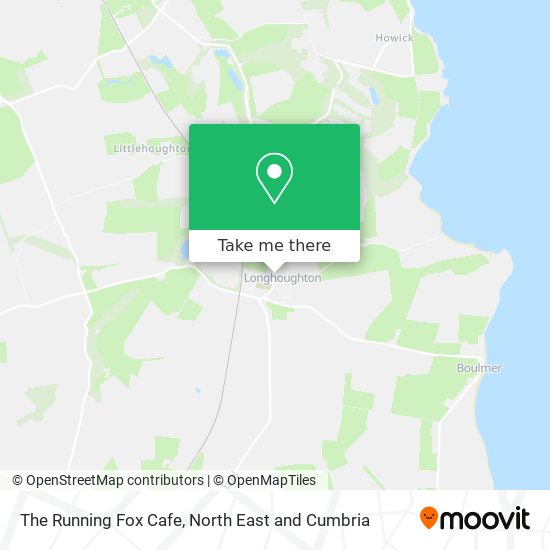 The Running Fox Cafe map