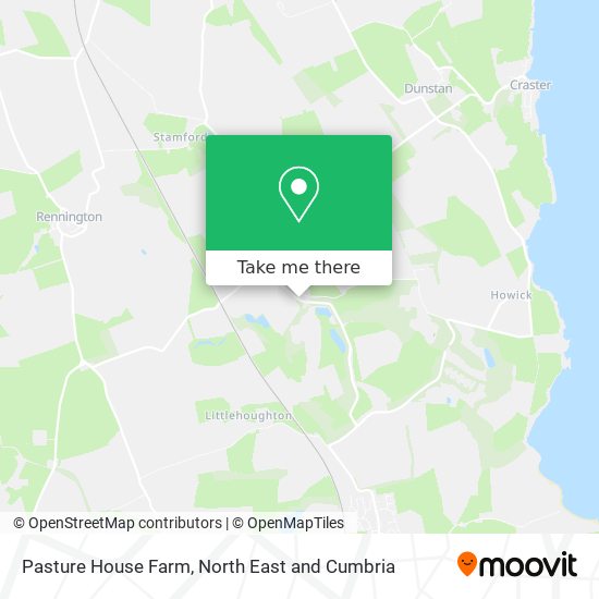Pasture House Farm map