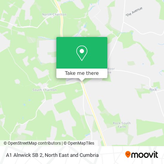 A1 Alnwick SB 2 map