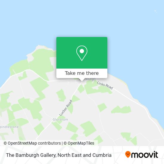 The Bamburgh Gallery map