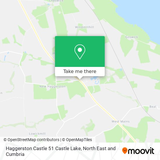 Haggerston Castle 51 Castle Lake map