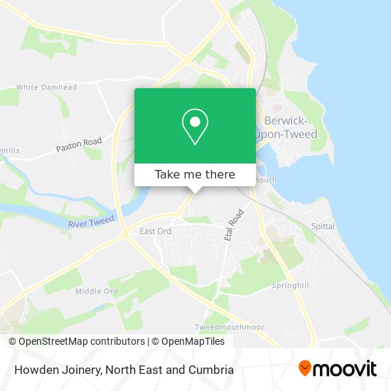 Howden Joinery map