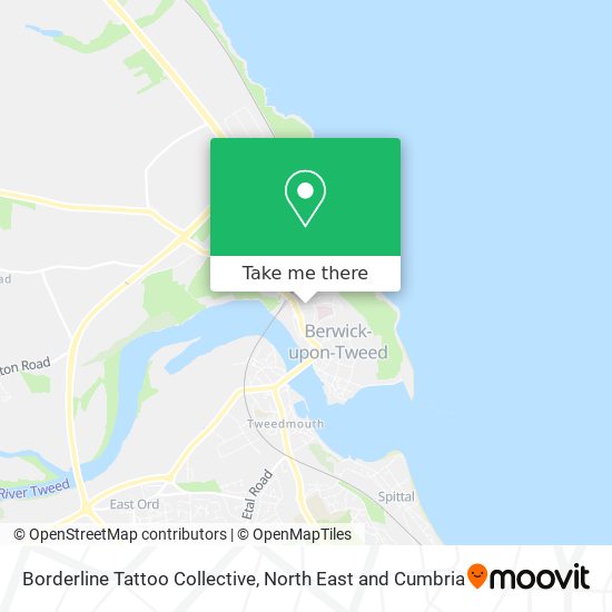 Borderline Tattoo Collective map