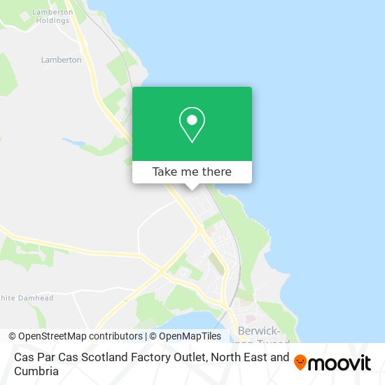 Cas Par Cas Scotland Factory Outlet map