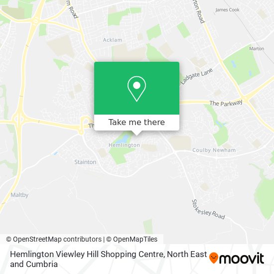 Hemlington Viewley Hill Shopping Centre map