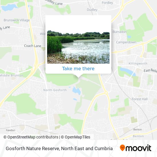 Gosforth Nature Reserve map