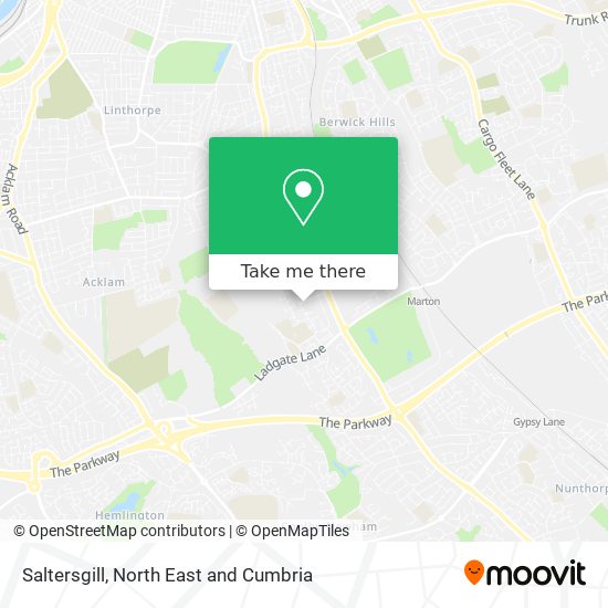 Saltersgill map