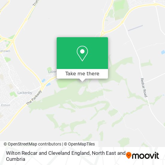 Wilton Redcar and Cleveland England map
