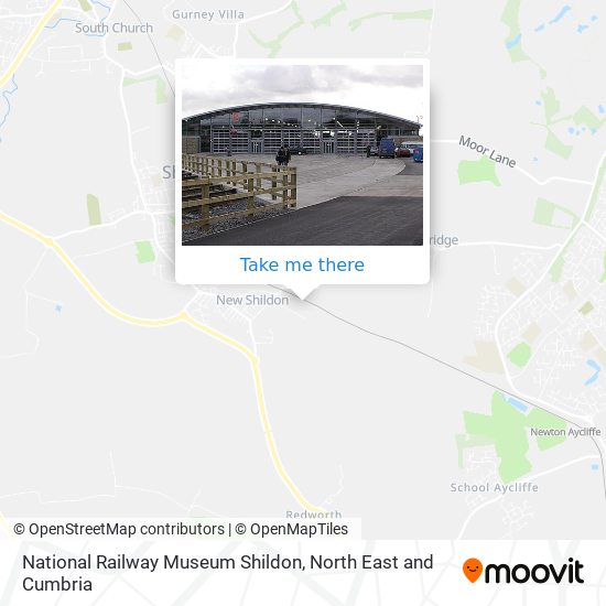 National Railway Museum Shildon map
