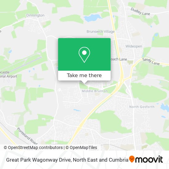 Great Park Wagonway Drive map