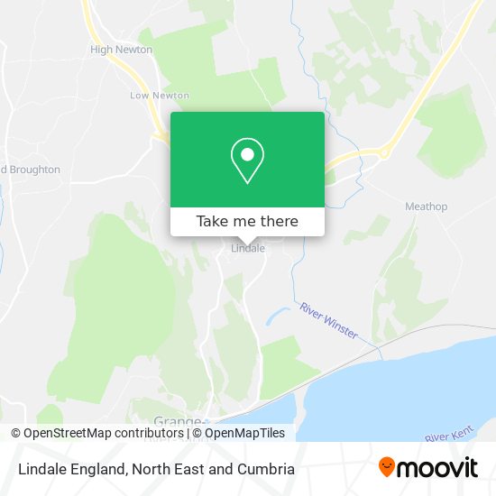 Lindale England map